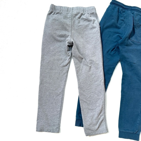 ⭐️ 5 for $25 A Set of 2 Kids' Gray and Blue Jogger Pants Size 7 - Picture 7 of 13